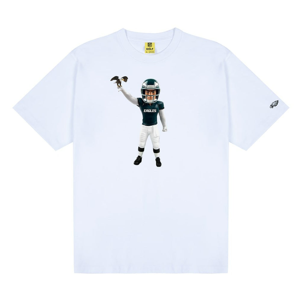 Philadelphia Eagles GOLF WANG Bobblehead T-Shirt - White discount