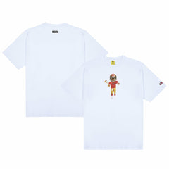 San Francisco 49ers GOLF WANG Bobblehead T-Shirt - White sale