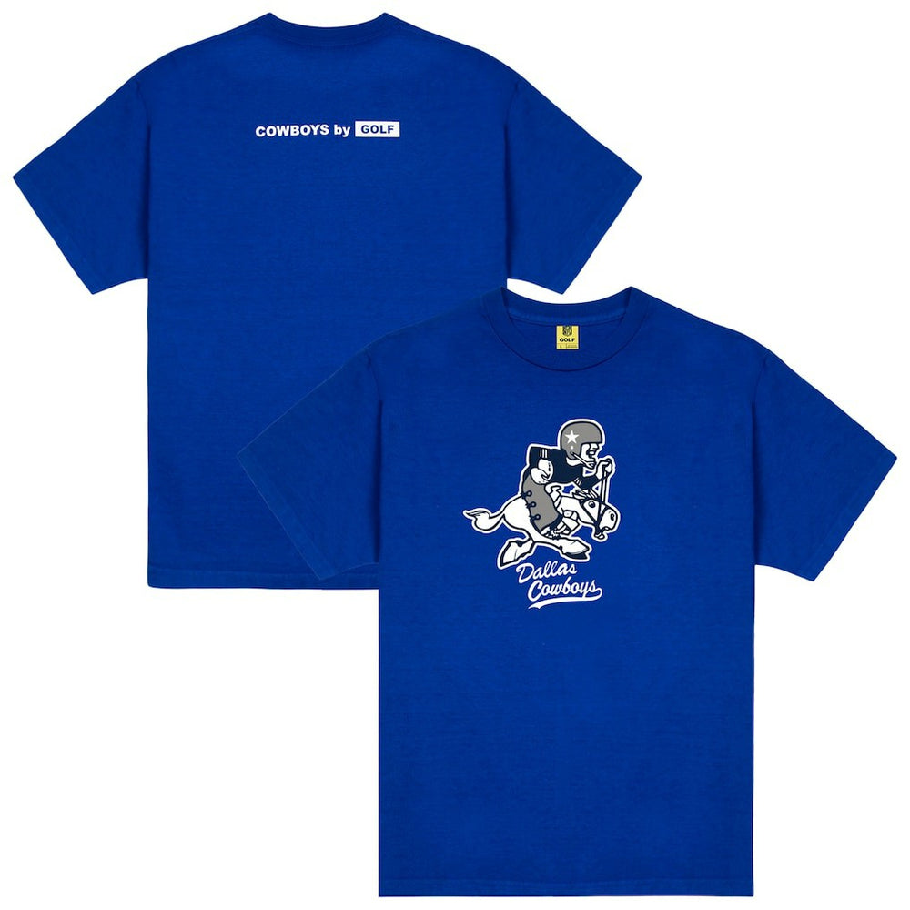 Dallas Cowboys GOLF WANG Motto T-Shirt - Blue discount