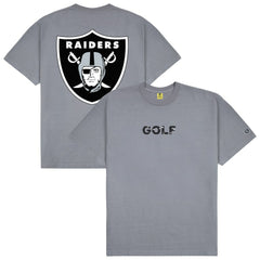 Las Vegas Raiders GOLF WANG Motto T-Shirt - Silver for sale