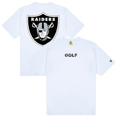 Las Vegas Raiders GOLF WANG Motto T-Shirt - White on sale