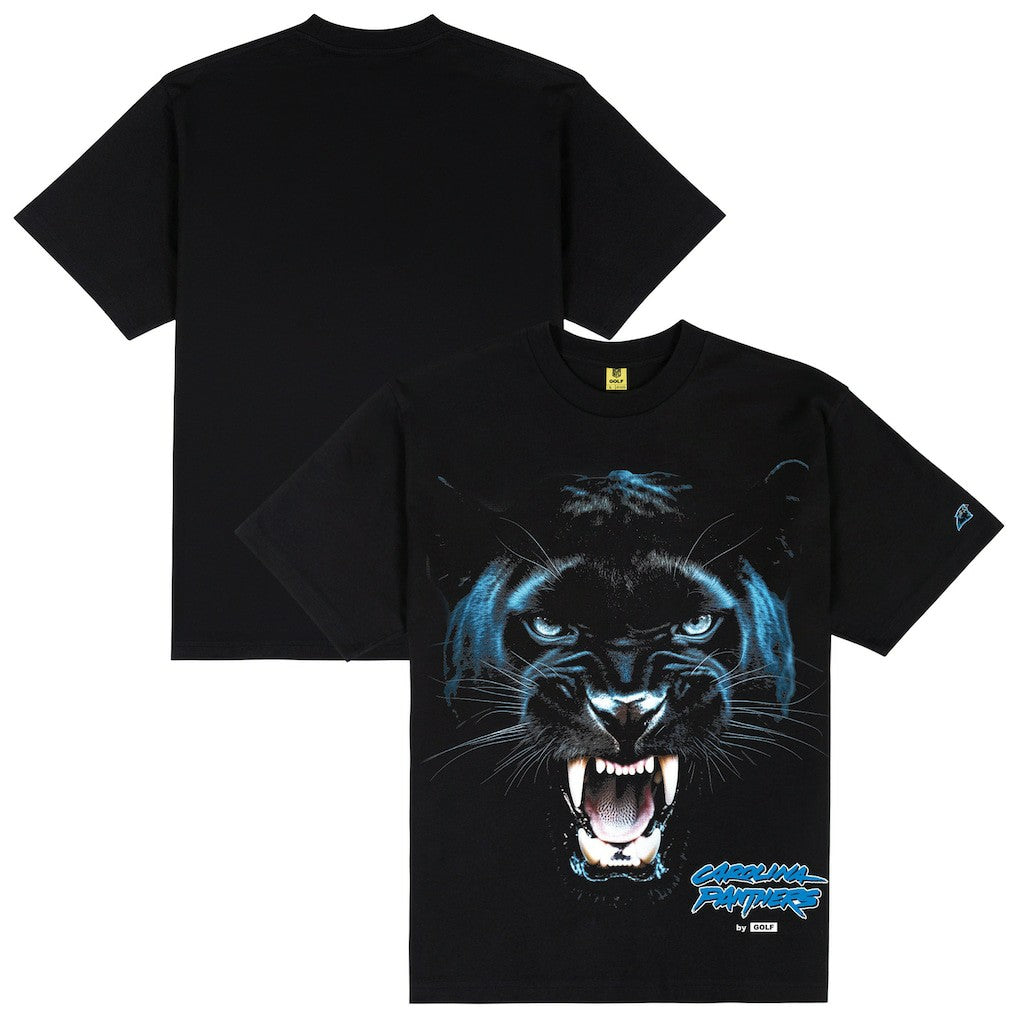 Carolina Panthers GOLF WANG Animal T-Shirt - Black on sale
