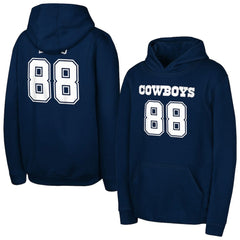CeeDee Lamb Dallas Cowboys Outerstuff Mainliner Player Name & Number Hoodie - Navy cheap