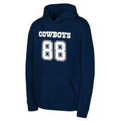 CeeDee Lamb Dallas Cowboys Outerstuff Mainliner Player Name & Number Hoodie - Navy cheap