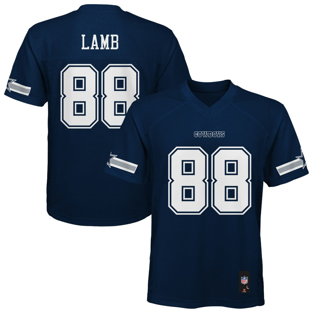 CeeDee Lamb Dallas Cowboys Outerstuff Preschool Replica Player Jersey - Navy discount