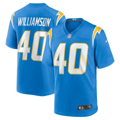 Kendall Williamson Los Angeles Chargers Team Game Jersey - Powder Blue online