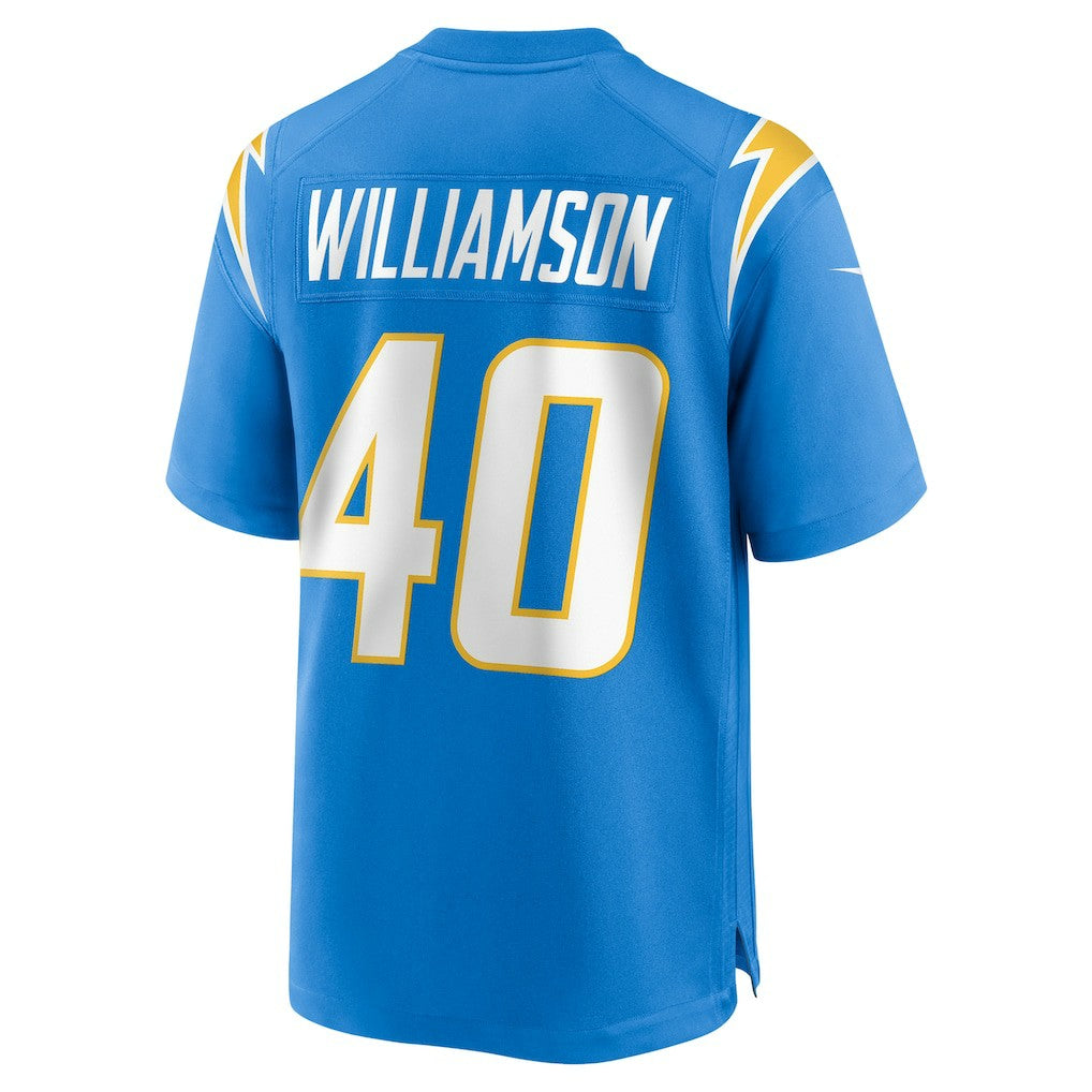 Kendall Williamson Los Angeles Chargers Team Game Jersey - Powder Blue online