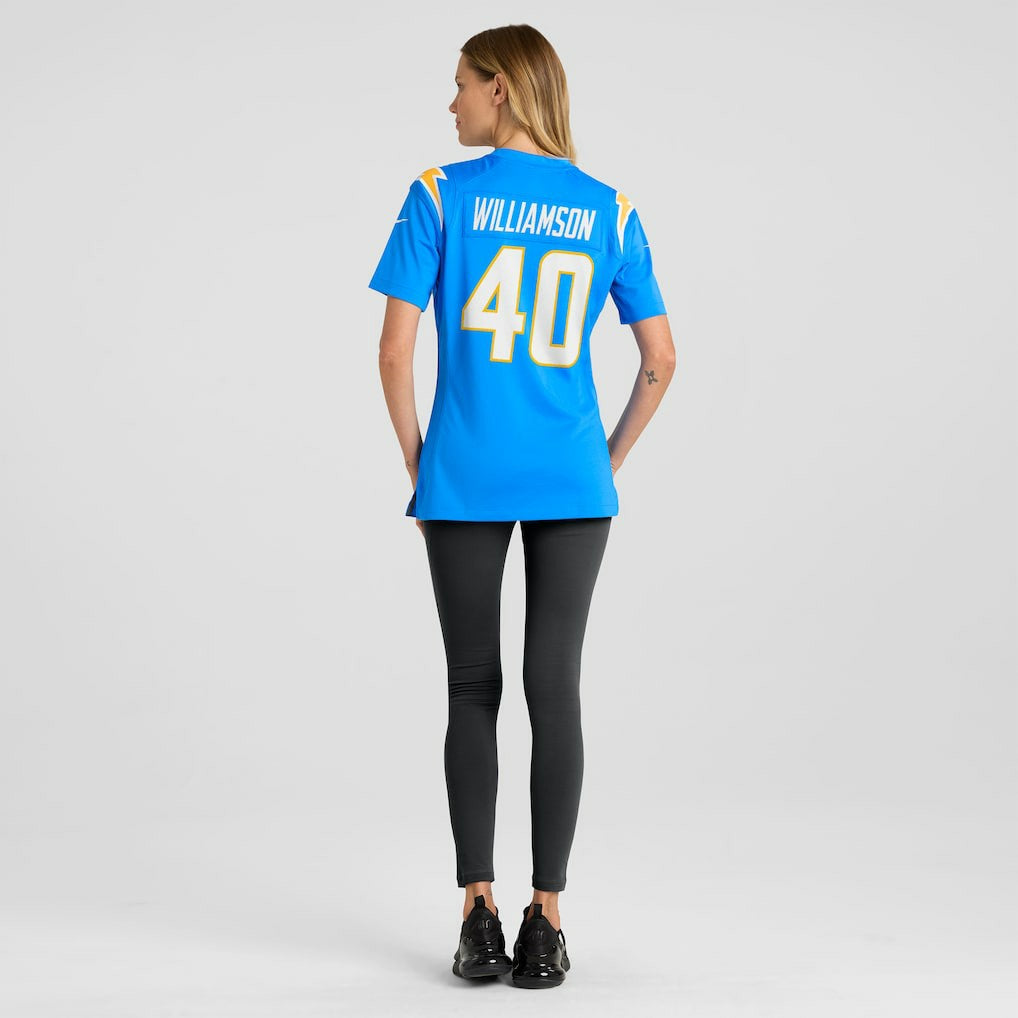 Kendall Williamson Los Angeles Chargers Women's Team Game Jersey - Powder Blue discount