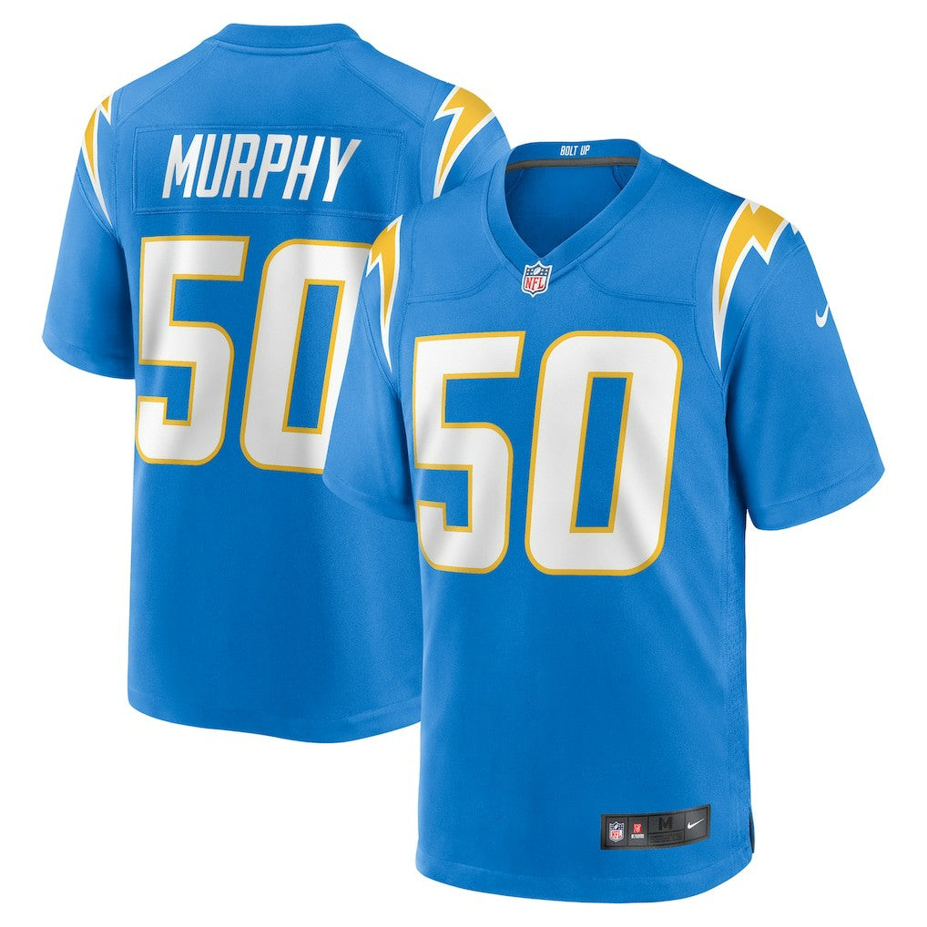 Caleb Murphy Los Angeles Chargers Team Game Jersey - Powder Blue online