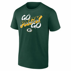 Green Bay Packers Go Pack Go T-Shirt - Green cheap
