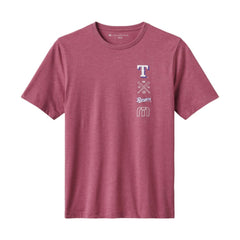 Texas Rangers TravisMathew Sunset Slam 2.0 T-Shirt Heather Red