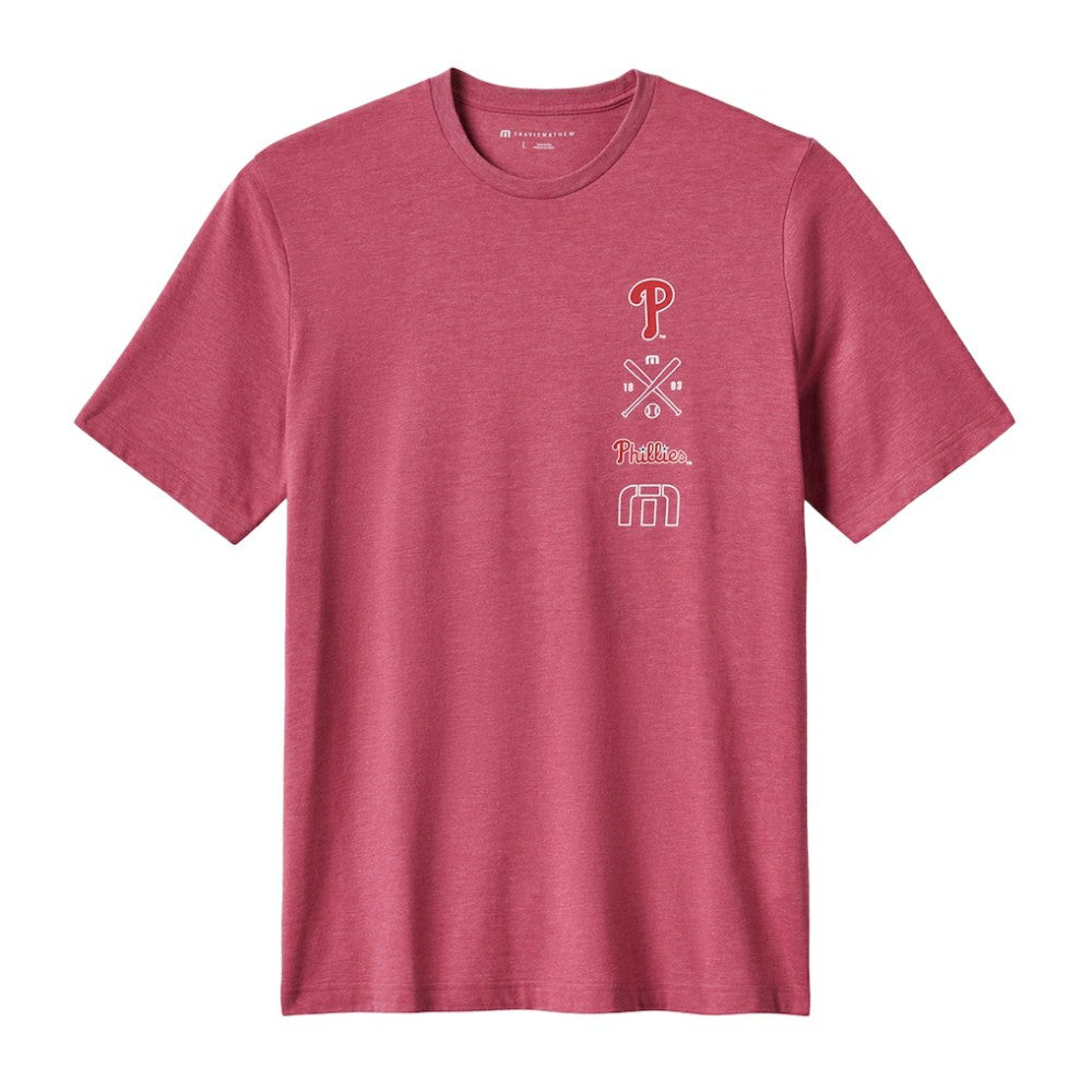 Philadelphia Phillies TravisMathew Sunset Slam 2.0 T-Shirt Red