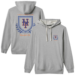 New York Mets TravisMathew Fleece Stadium Hoodie Gray