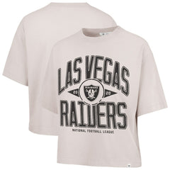 Las Vegas Raiders '47 Women's Cropped Windthrow Ravine T-Shirt - Natural outlet