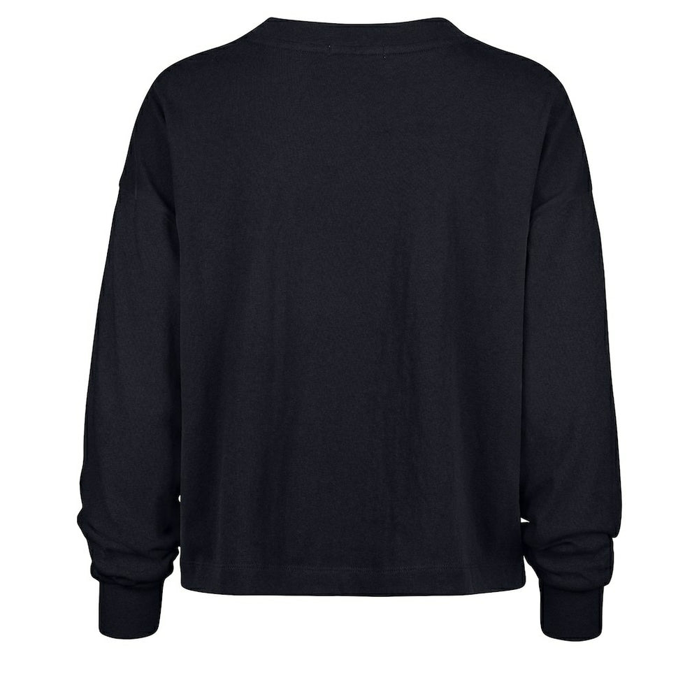 New England Patriots '47 Women's Muse Sydney Long Sleeve Cropped T-Shirt - Navy for sale