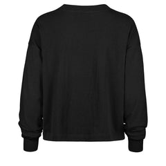 New Orleans Saints '47 Women's Muse Sydney Long Sleeve Cropped T-Shirt - Black discount