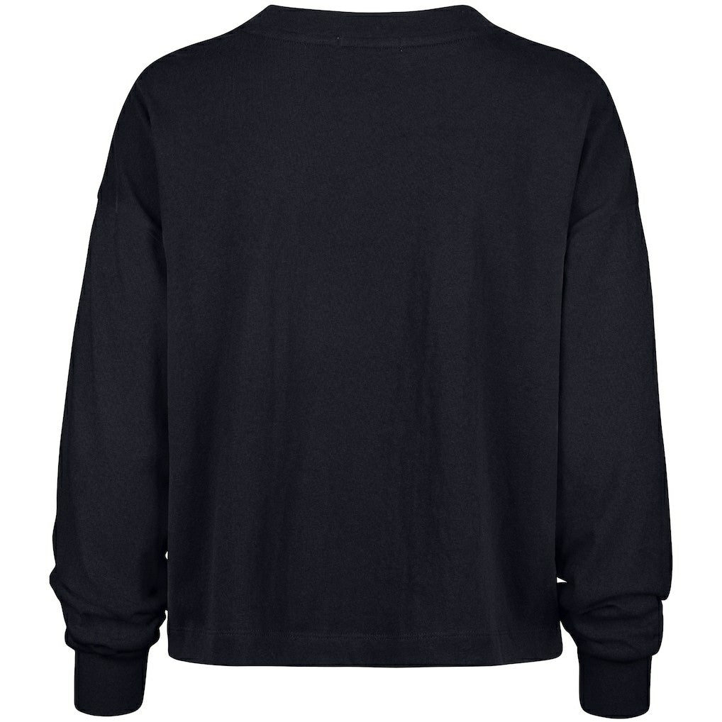 Chicago Bears '47 Women's Muse Sydney Long Sleeve Cropped T-Shirt - Navy discount