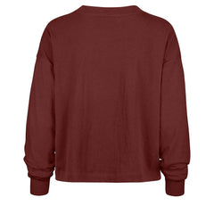 Arizona Cardinals '47 Women's Muse Sydney Long Sleeve Cropped T-Shirt - Cardinal for sale