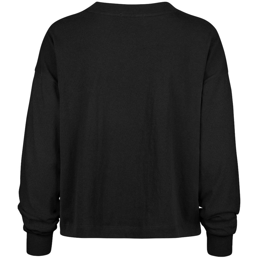 Cincinnati Bengals '47 Women's Muse Sydney Long Sleeve Cropped T-Shirt - Black discount