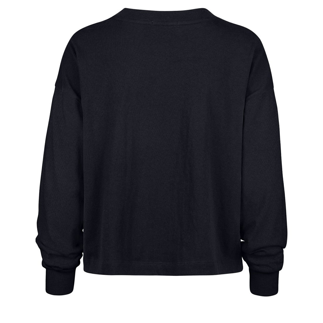 Denver Broncos '47 Women's Muse Sydney Long Sleeve Cropped T-Shirt - Navy on sale