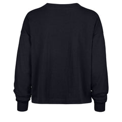Denver Broncos '47 Women's Muse Sydney Long Sleeve Cropped T-Shirt - Navy on sale