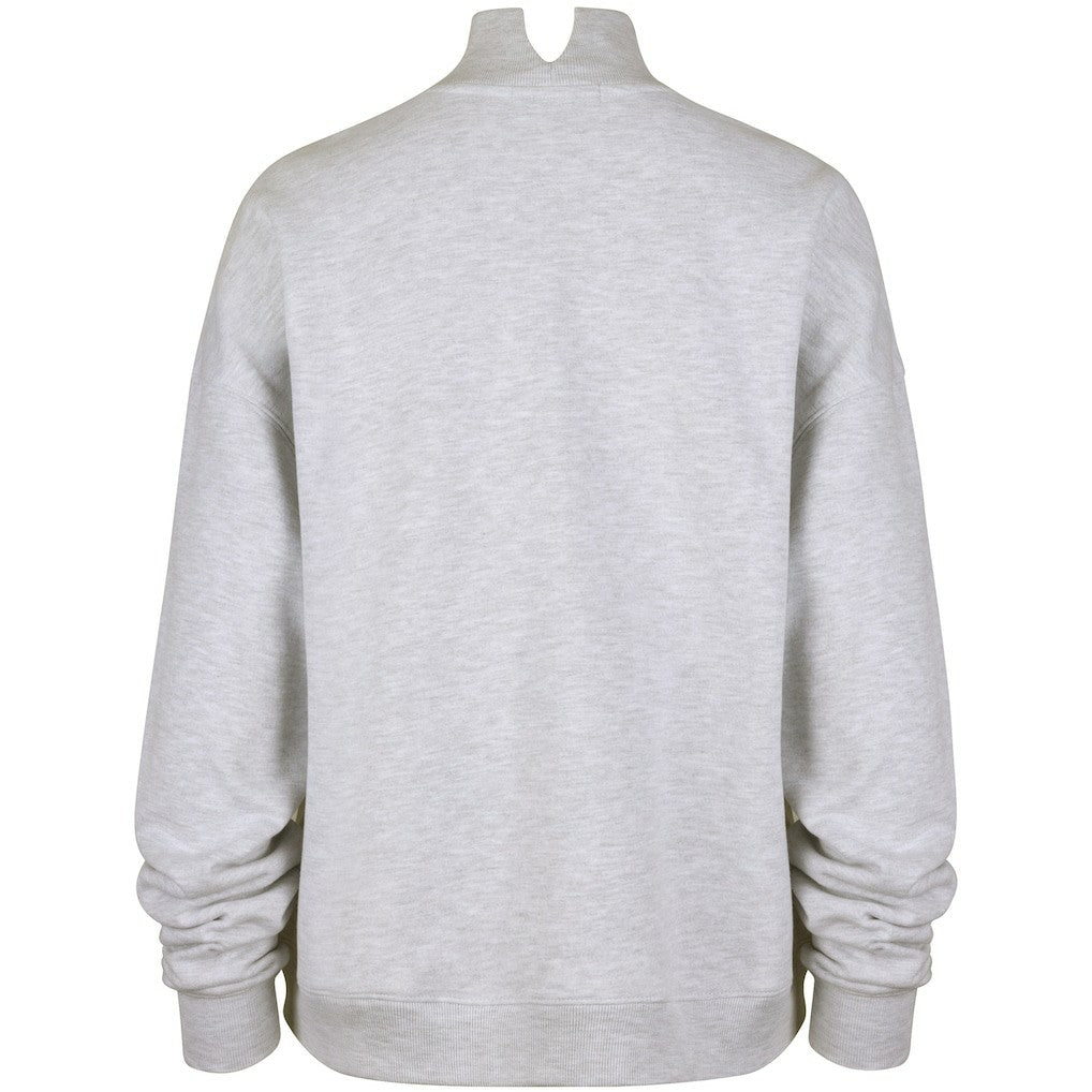 Miami Dolphins '47 Women's Vantage Mock Neck Pullover Sweatshirt - Heather Gray cheap