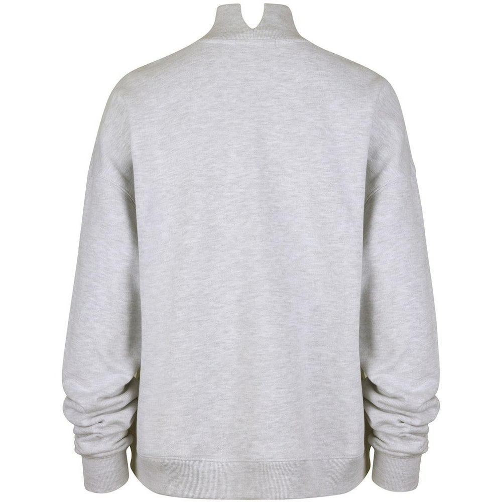 Miami Dolphins '47 Women's Vantage Mock Neck Pullover Sweatshirt - Heather Gray cheap