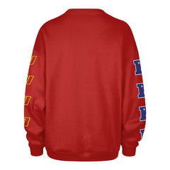 Washington Commanders '47 Women's Go Big Oversized Pullover Sweatshirt - Burgundy for sale