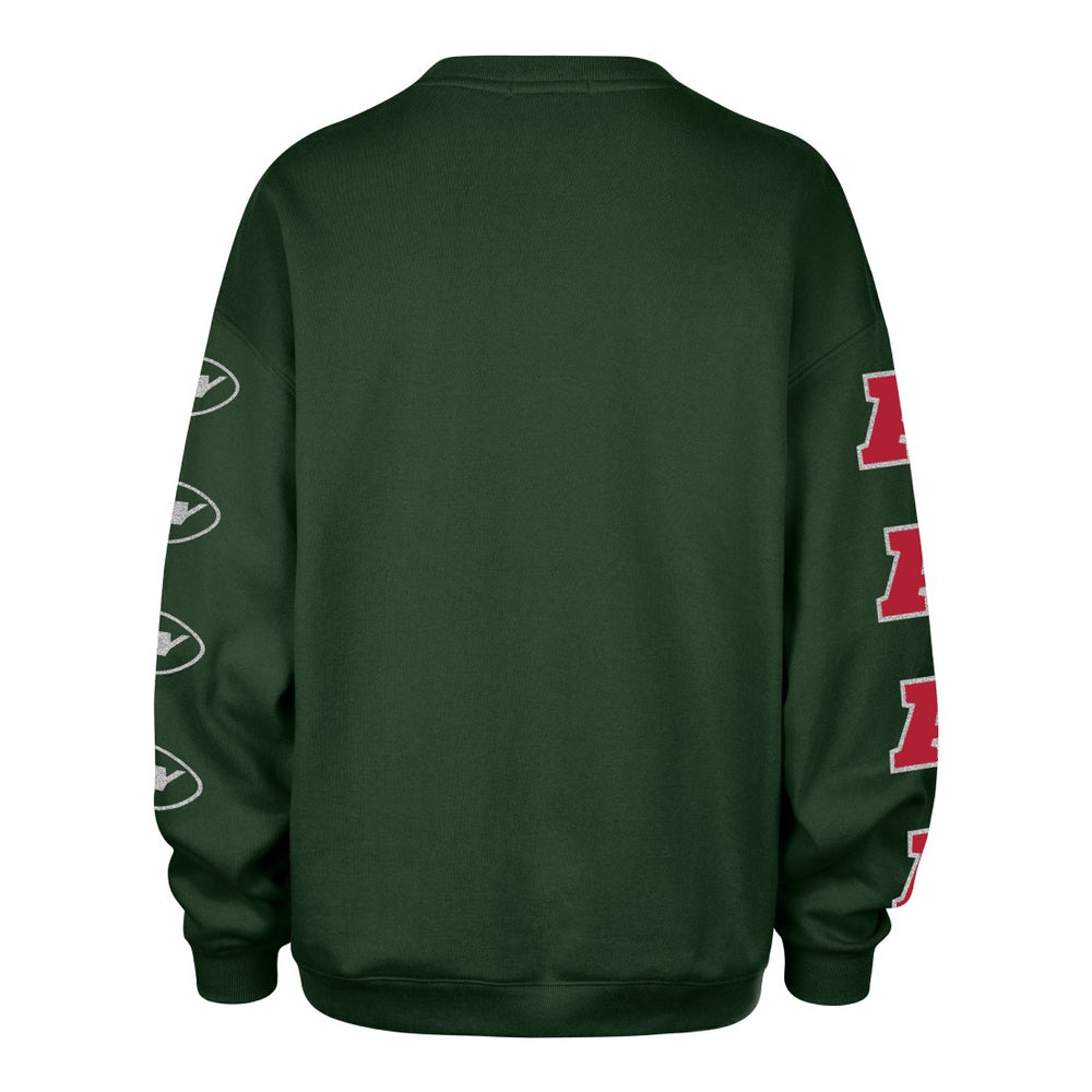 New York Jets '47 Women's Go Big Oversized Pullover Sweatshirt - Green discount