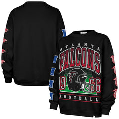 Atlanta Falcons '47 Women's Go Big Oversized Pullover Sweatshirt - Black discount