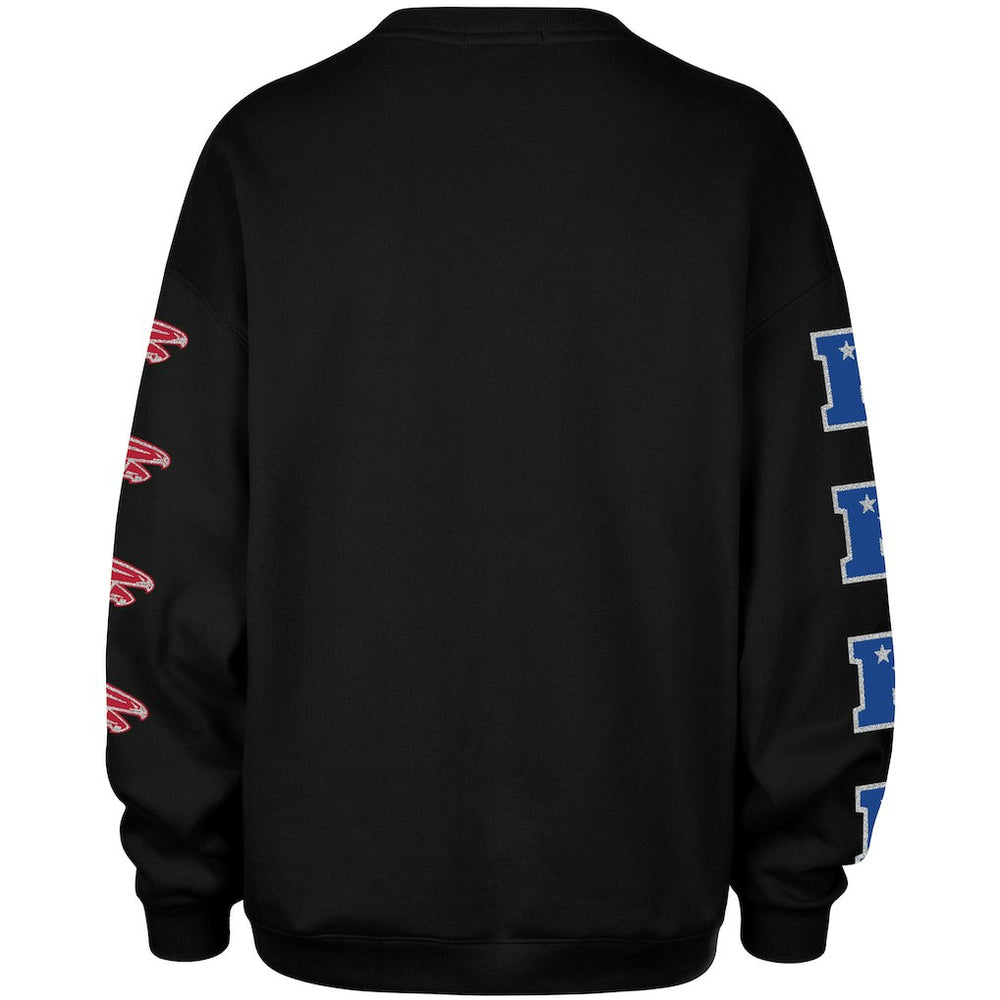 Atlanta Falcons '47 Women's Go Big Oversized Pullover Sweatshirt - Black discount