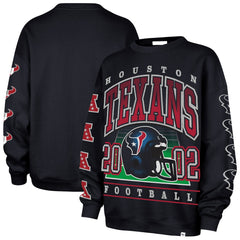 Houston Texans '47 Women's Go Big Oversized Pullover Sweatshirt - Navy sale