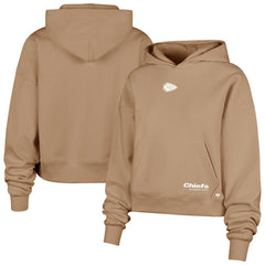 Kansas City Chiefs '47 Women's Sue Foundation Portabella Pullover Hoodie - Brown sale