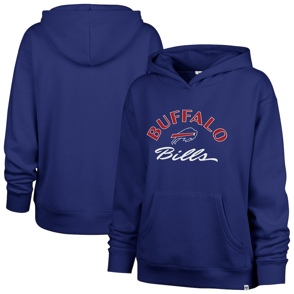 Buffalo Bills '47 Women's Whirlwind Naomi Pullover Hoodie - Royal sale