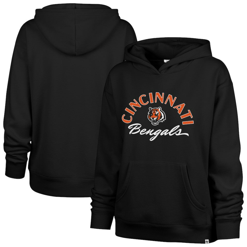 Cincinnati Bengals '47 Women's Whirlwind Naomi Pullover Hoodie - Black online