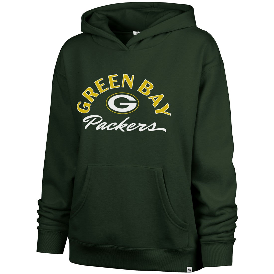 Green Bay Packers '47 Women's Whirlwind Naomi Pullover Hoodie - Green sale