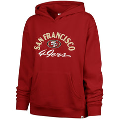 San Francisco 49ers '47 Women's Whirlwind Naomi Pullover Hoodie - Scarlet cheap