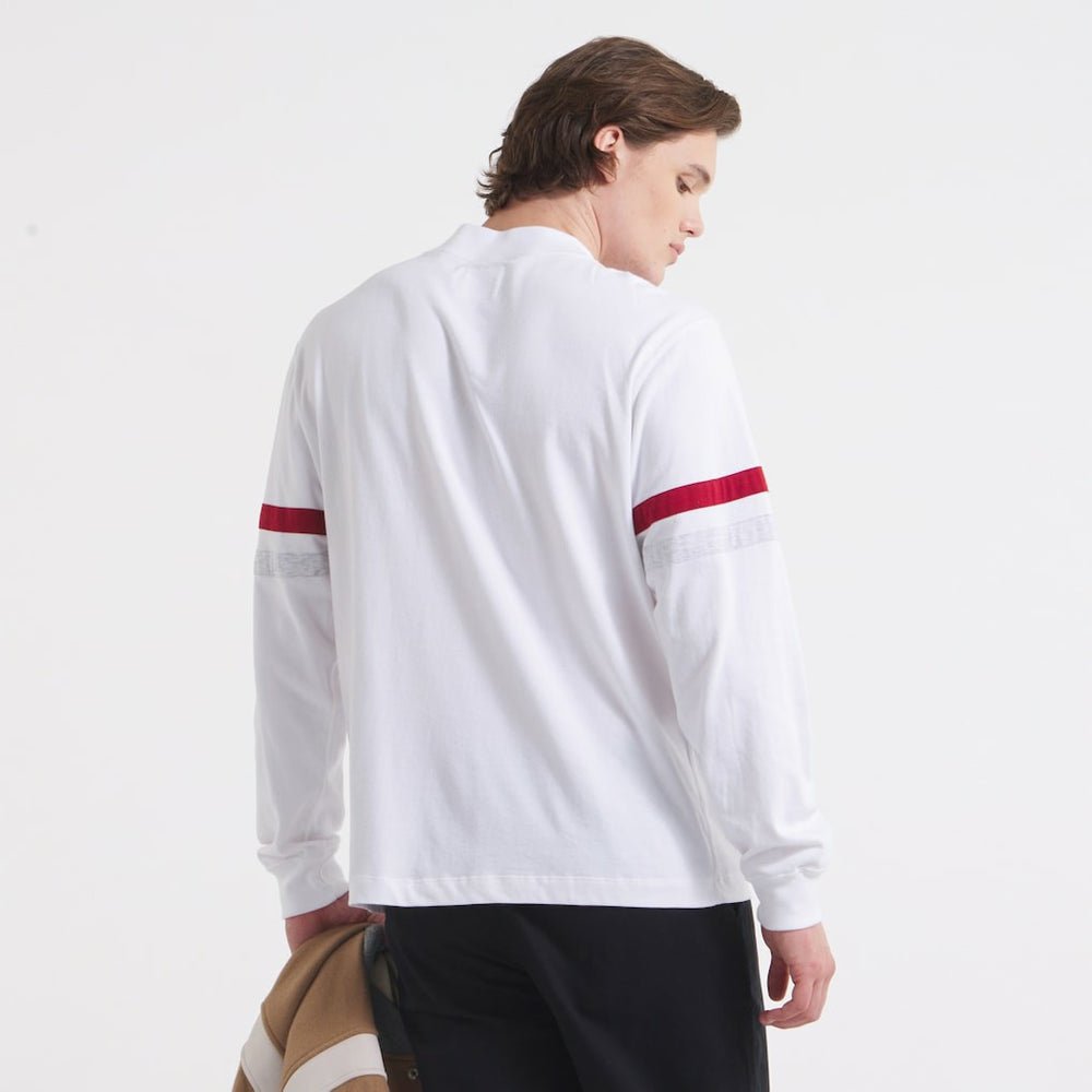 San Francisco 49ers x Todd Snyder Premium Jersey Mock Neck Tee - White online