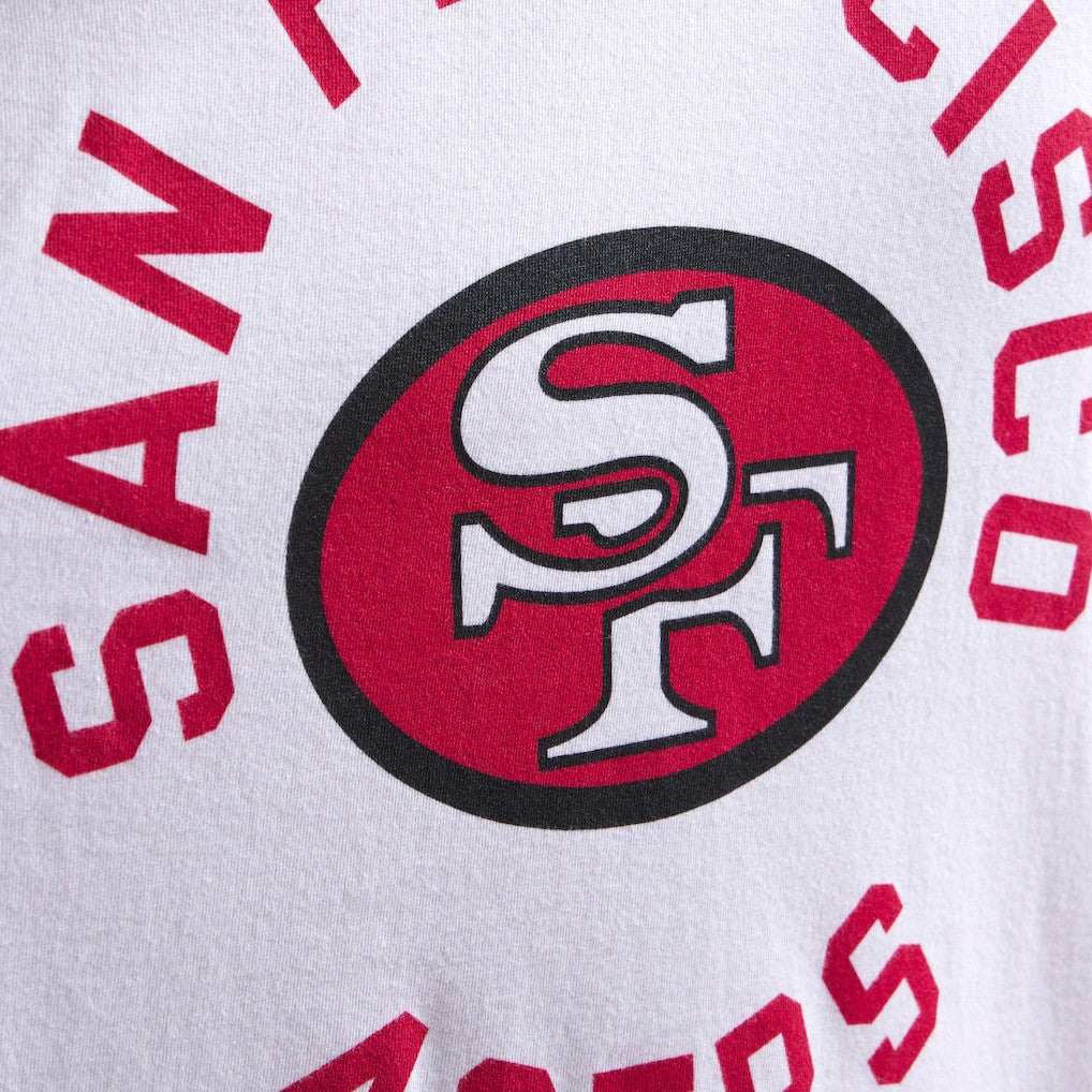 San Francisco 49ers x Todd Snyder Premium Jersey Mock Neck Tee - White online