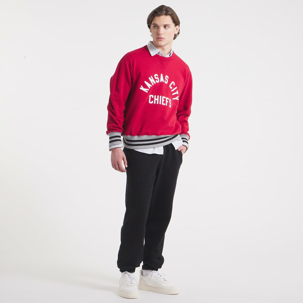 Kansas City Chiefs x Todd Snyder Relaxed Canadian Fleece Crew - Red online