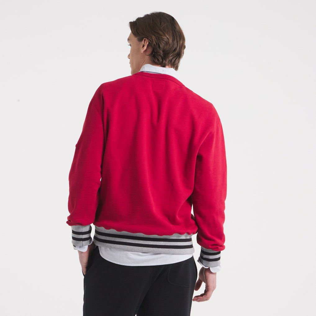 Kansas City Chiefs x Todd Snyder Relaxed Canadian Fleece Crew - Red online