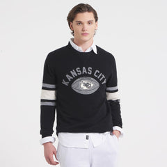 Kansas City Chiefs x Todd Snyder Cashmere Crew Sweater - Black sale