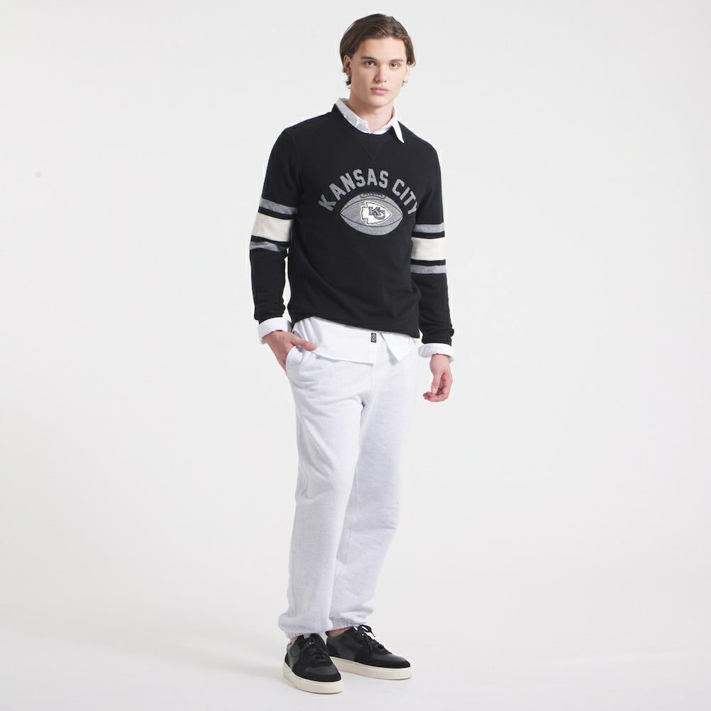 Kansas City Chiefs x Todd Snyder Cashmere Crew Sweater - Black sale