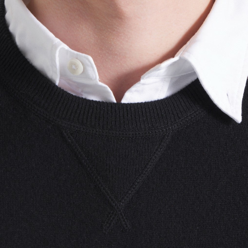 Kansas City Chiefs x Todd Snyder Cashmere Crew Sweater - Black sale