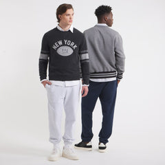 New York Giants x Todd Snyder Cashmere Crew Sweatshirt - Heather Charcoal on sale
