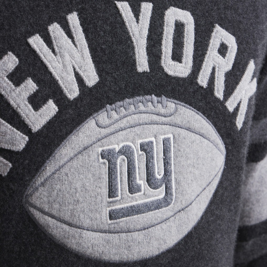 New York Giants x Todd Snyder Cashmere Crew Sweatshirt - Heather Charcoal on sale