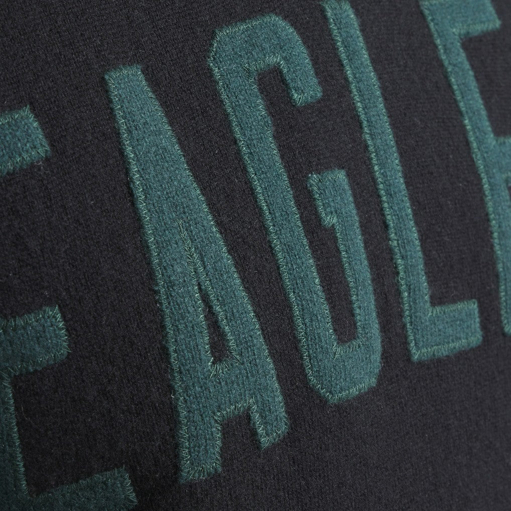 Philadelphia Eagles x Todd Snyder Cashmere Hoodie Sweater - Black on sale