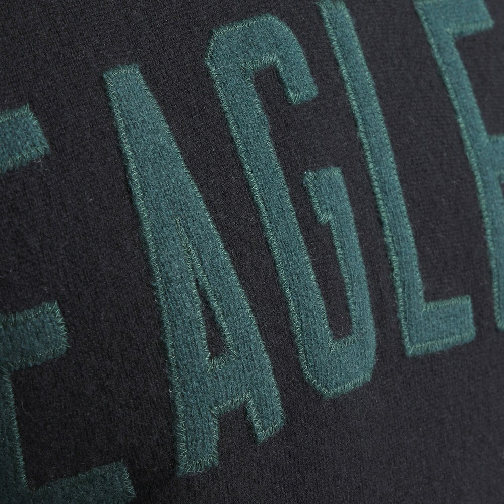 Philadelphia Eagles x Todd Snyder Cashmere Hoodie Sweater - Black on sale