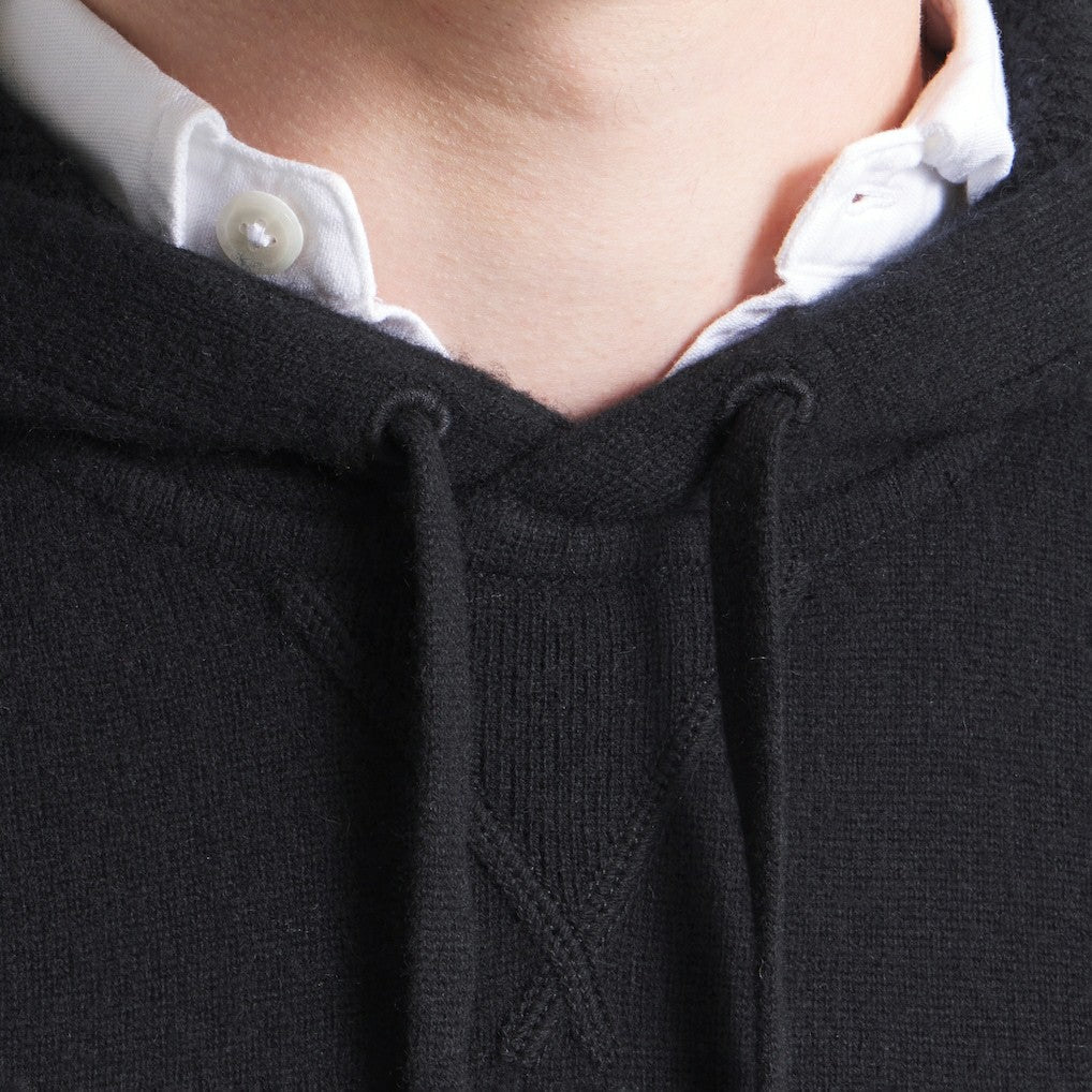 Philadelphia Eagles x Todd Snyder Cashmere Hoodie Sweater - Black on sale