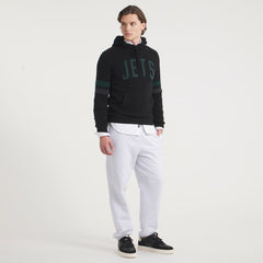 New York Jets x Todd Snyder Cashmere Hoodie Sweater - Heather Black discount